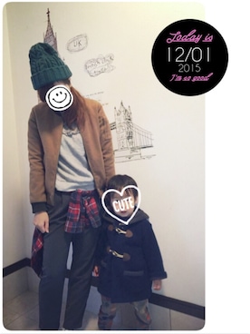 KanaYuさん（レディース・160cm）の冬コーディネート