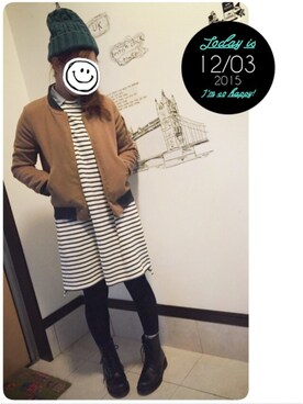 KanaYuさん（レディース・160cm）の冬コーディネート