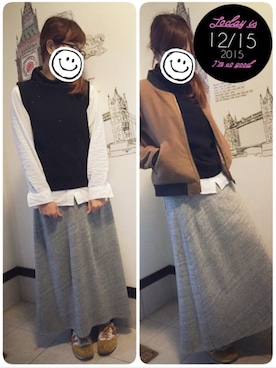 KanaYuさん（レディース・160cm）の冬コーディネート