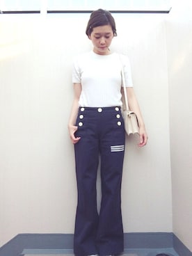 「フレンチカジュアル」｜flap119さん（レディース・158cm）の夏コーディネート