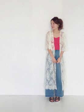 「Another Edition」｜「アイテム（キャミソール）」を使った、tomiiiiiさん（レディース・164cm）の冬コーディネート