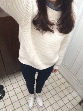 ri☺︎さん（レディース・164cm）の冬コーディネート