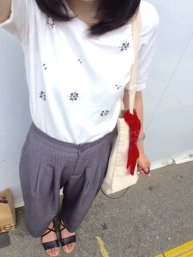 ri☺︎さん（レディース・164cm）の夏コーディネート