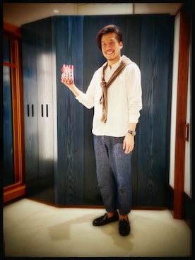 「ウィングチップ」｜93さん（メンズ・183cm）の夏コーディネート