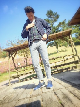 93さん（メンズ・183cm）の秋コーディネート