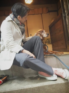 「銀閣寺」｜93さん（メンズ・183cm）の秋コーディネート