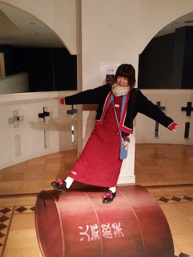 「MACPHEE（マカフィー）のアイテム（その他アウター）」を使った、ai .+*:ﾟ+｡.☆さん（レディース・157cm）の秋コーディネート