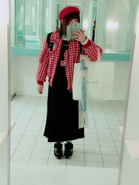 「PINK HOUSE」｜「アイテム（その他アウター）」を使った、ai .+*:ﾟ+｡.☆さん（レディース・157cm）の冬コーディネート