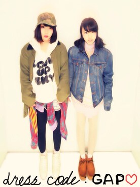 みかa.k.aぱぴこさん(レディース・154cm)の冬コーディネート