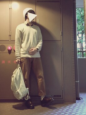 「BEAMS BOY（ビームスボーイ）のアイテム（腕時計）」を使った、とりかごさん（メンズ・180cm）の冬コーディネート