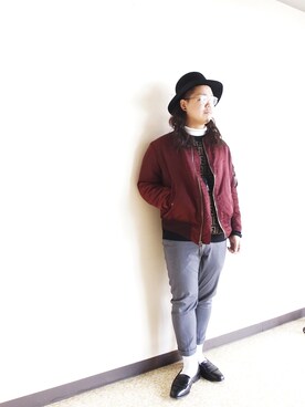 「FENDI」｜ABOさん（メンズ・165cm）の冬コーディネート