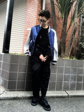 「mode」｜「アイテム（その他アウター）」を使った、tsunekiさん（メンズ・169cm）の春コーディネート