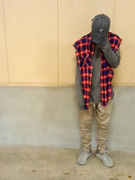 「KanyeWest」｜tsunekiさん（メンズ・169cm）の夏コーディネート