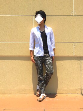 「コムサ」｜Kaiさん（メンズ・173cm）の夏コーディネート