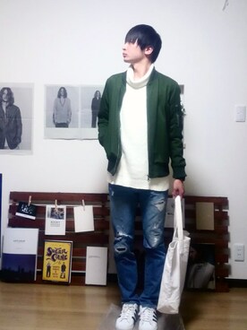 kei-さん（メンズ・173cm）の冬コーディネート