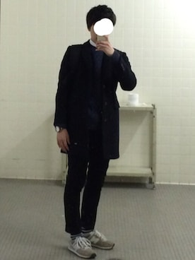 「MR.OLIVE（ミスターオリーブ）のアイテム（腕時計）」を使った、manbou555さん（メンズ・175cm）の冬コーディネート