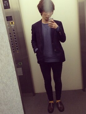 サトシミウラさん（メンズ・178cm）の春コーディネート