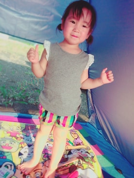 「花火」｜「アイテム（その他）」を使った、chohuさん（キッズ・90cm）の夏コーディネート