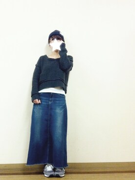 aoiさん（レディース・157cm）の冬コーディネート