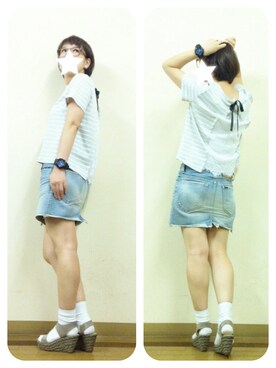 aoiさん（レディース・157cm）の夏コーディネート