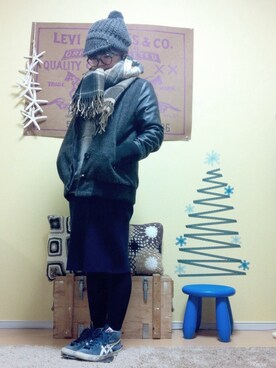 aoiさん（レディース・157cm）の冬コーディネート