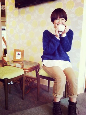 aoiさん（レディース・157cm）の冬コーディネート