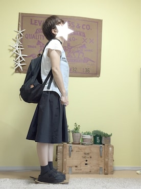 「ALOYE（アロイ）のアイテム」を使った、aoiさん（レディース・157cm）の夏コーディネート