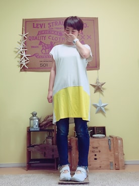 「ALOYE（アロイ）のアイテム」を使った、aoiさん（レディース・157cm）の夏コーディネート