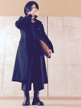 kyさん（レディース・156cm）の冬コーディネート