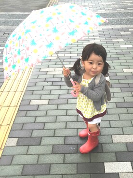 「FLYING TIGERS（フライングタイガー）のアイテム（その他）」を使った、yuichanさん（キッズ・80cm）の夏コーディネート