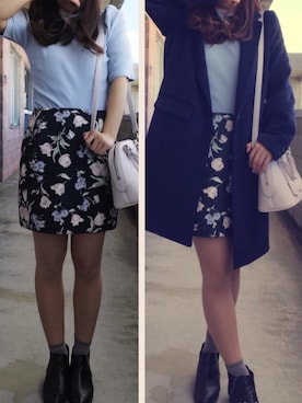 Risaさん（レディース・151cm）の冬コーディネート