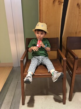 「APPAMAN（アパマン）のアイテム」を使った、momoさん（キッズ・100cm）の春コーディネート