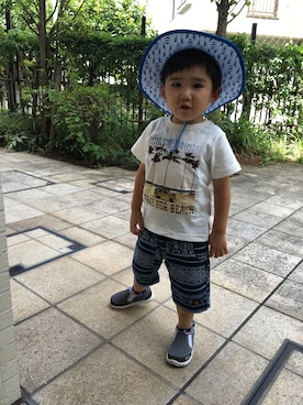 momoさん（キッズ・100cm）の夏コーディネート