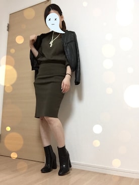 「さむい！」｜RuRuさん（レディース・160cm）の冬コーディネート