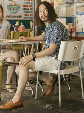 マスダユーアールさん（メンズ・178cm）の夏コーディネート