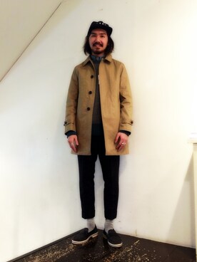 マスダユーアールさん（メンズ・178cm）の冬コーディネート