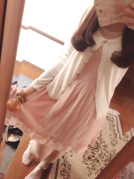 「PRIME PATTERN（プライムパターン）のアイテム（トップス）」を使った、mさん（レディース・154cm）の春コーディネート