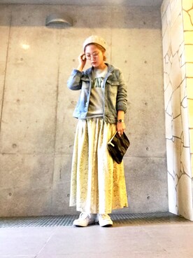 youさん（レディース・154cm）の春コーディネート