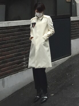 「UNDERCOVER（アンダーカバー）のアイテム（その他アウター）」を使った、19901222さん（レディース・165cm）の春コーディネート