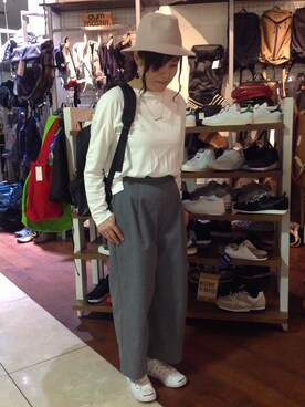 「ARMEM（アーメン）のアイテム」を使った、woodyhouse 本店さん（レディース・156cm）の春コーディネート