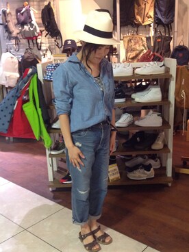 「EXPERT（エキスパート）のアイテム」を使った、woodyhouse 本店さん（レディース・156cm）の春コーディネート