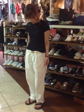 「MASTER&Co（マスターアンドコー）のアイテム（パンツ）」を使った、woodyhouse 本店さん（レディース・160cm）の夏コーディネート