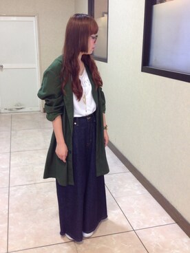 「Fraizzoli（フライツォーリ）のアイテム」を使った、woodyhouse 本店さん（レディース・153cm）の夏コーディネート