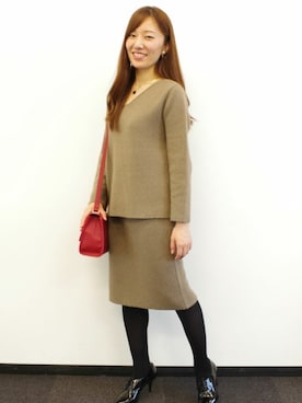 「BOSCH（ボッシュ）のアイテム」を使った、BOSCHスタッフさん（レディース・157cm）の秋コーディネート