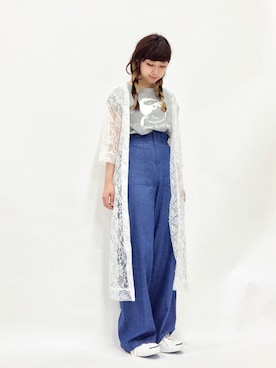 「Factor=（ファクターイコール）のアイテム（シューズ）」を使った、あこさん（レディース・158cm）の春コーディネート