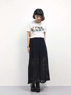 「厚底」｜あこさん（レディース・158cm）の夏コーディネート