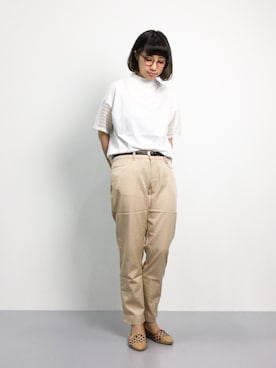 「nusy（ヌージー）のアイテム」を使った、あこさん（レディース・158cm）の夏コーディネート
