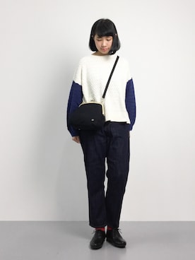 「RAY CASSIN（レイカズン）のアイテム（その他シューズ）」を使った、あこさん（レディース・158cm）の夏コーディネート