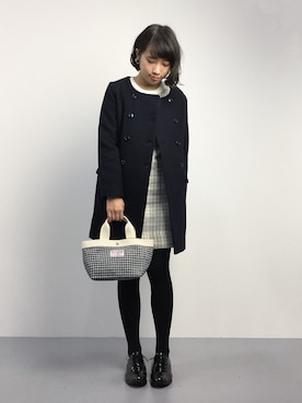 「Te chichi（テチチ）のアイテム（ジャケット/アウター）」を使った、あこさん（レディース・158cm）の秋コーディネート