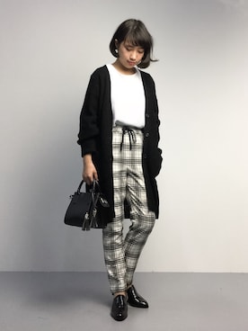 「Te chichi TERRASSE（テチチテラス）のアイテム（パンツ）」を使った、あこさん（レディース・158cm）の秋コーディネート